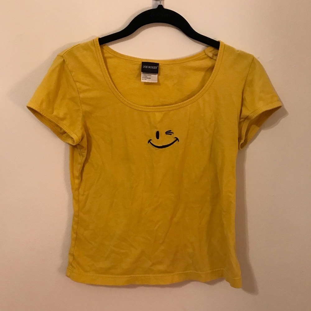 Y2K Joe Boxer Smiley Face Tshirt